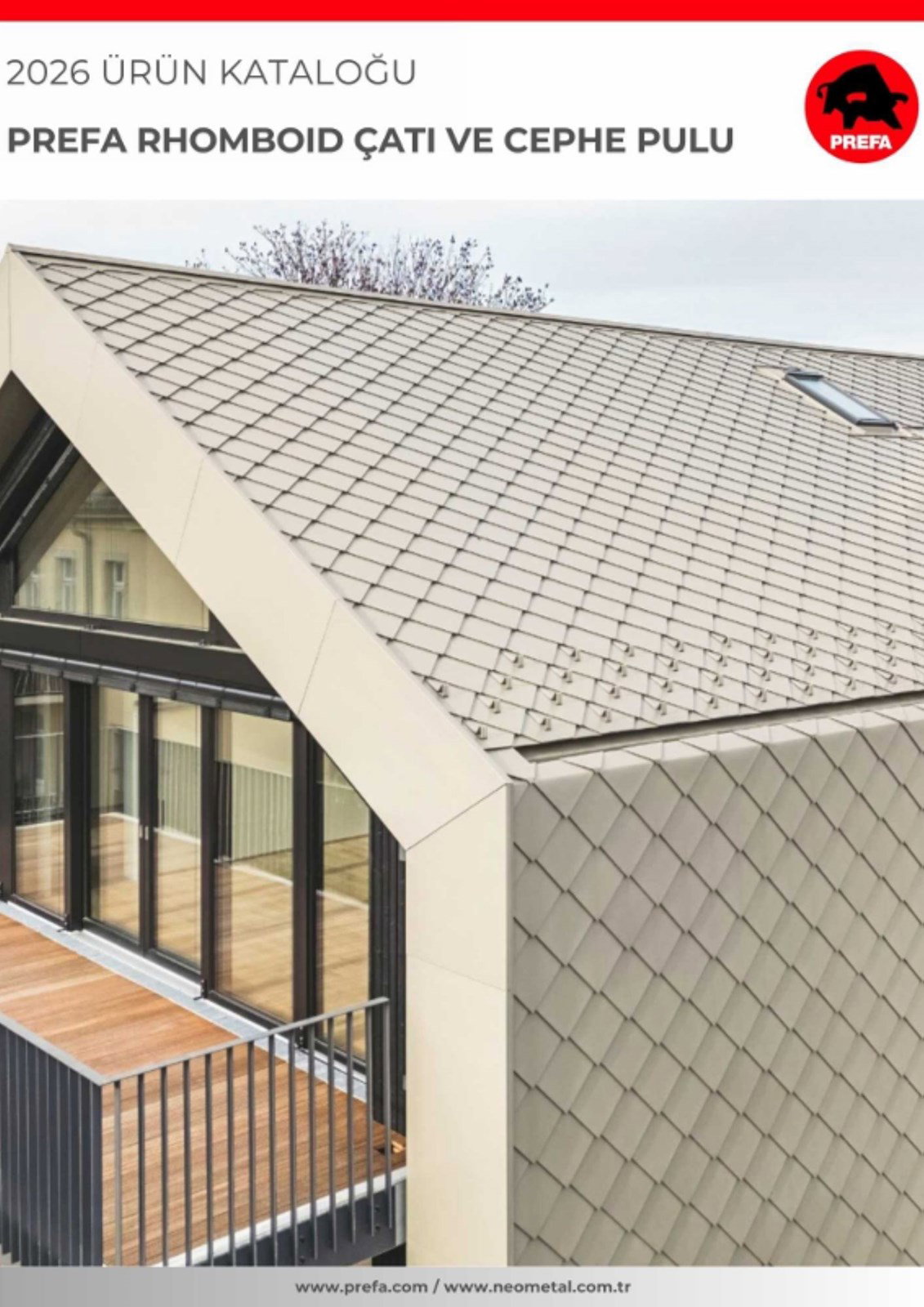 PREFA Rhomboid Çatı ve Cephe Pulu Kataloğu