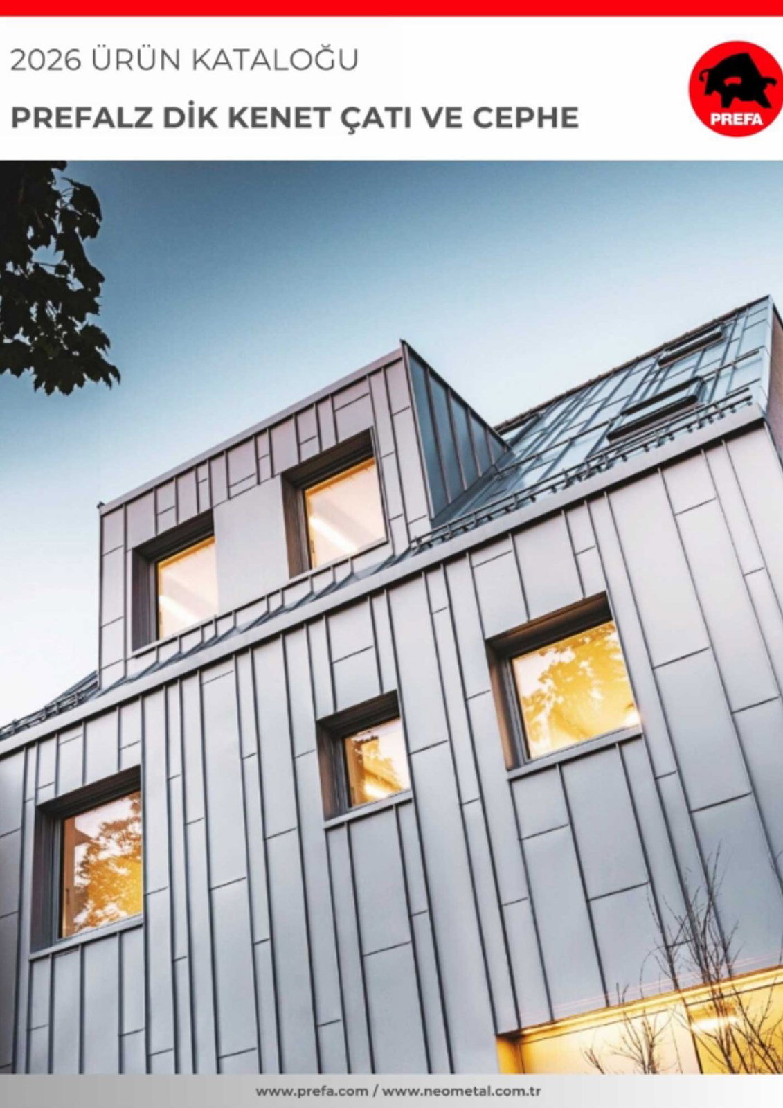 PREFALZ Dik Kenet Çatı ve Cephe Sistemi Kataloğu