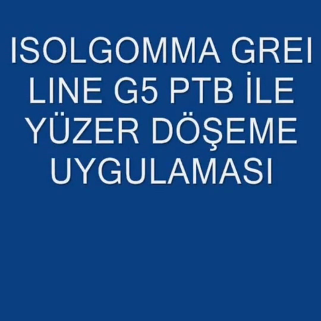Isolgomma Grei Ses Yalıtım Videosu