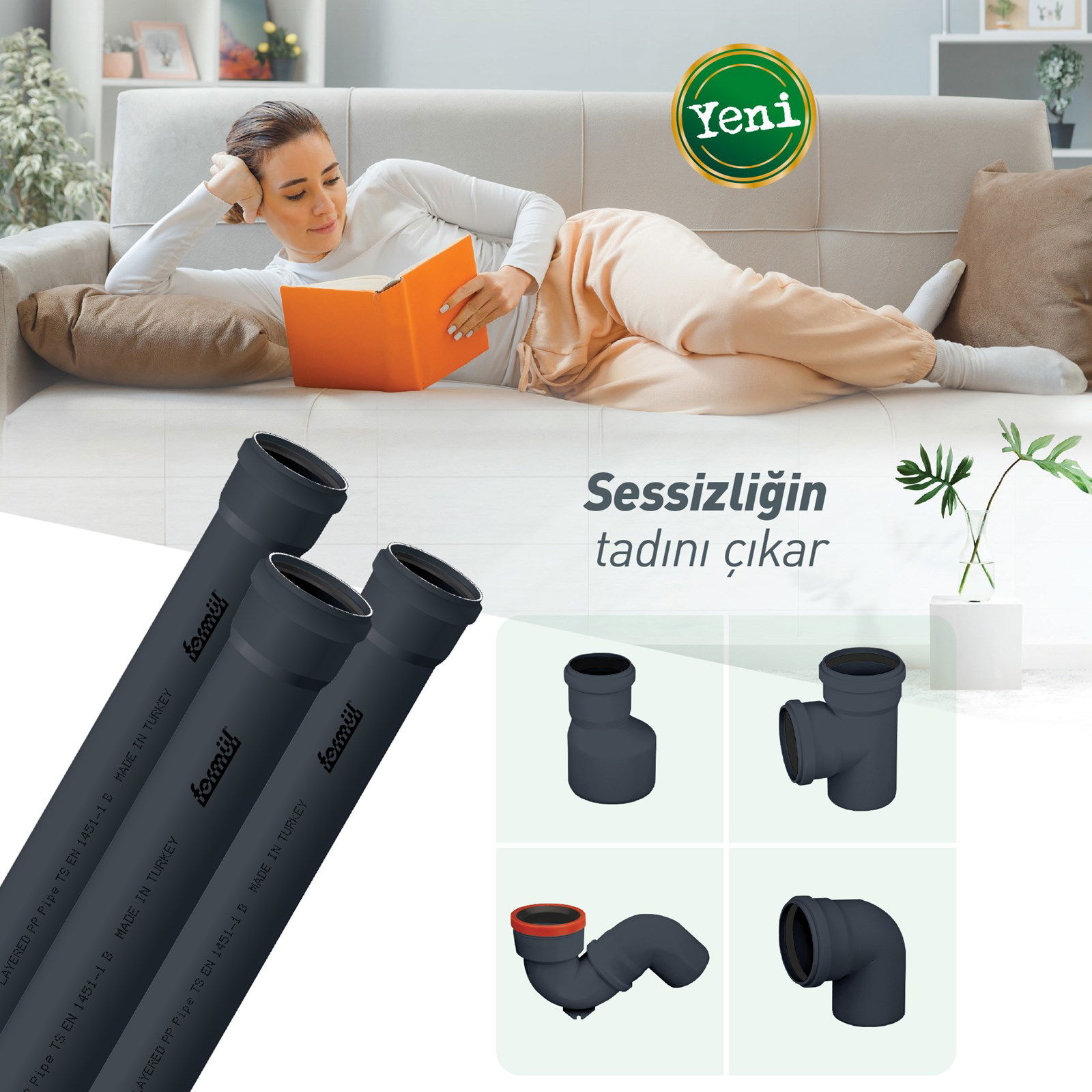 Silent PP Pipes and Fittings