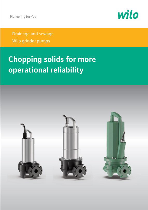 Drenaj ve Kanalizasyon Wilo Öğütücü Pompaları