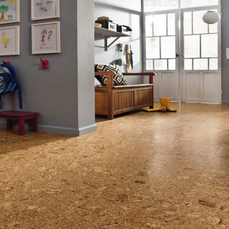 Cork Floor and Wall Coverings