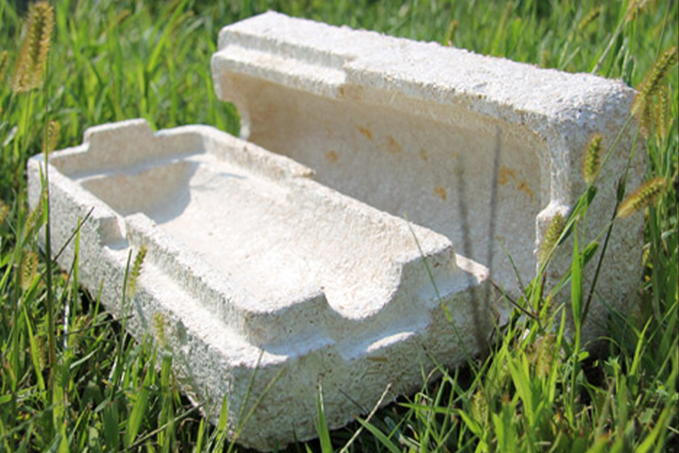 miselyumdan üretilmiş yapı malzemesi örneği