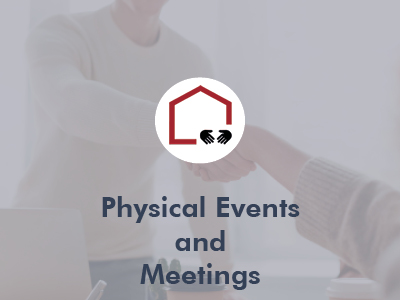 Physical Events and Meetings